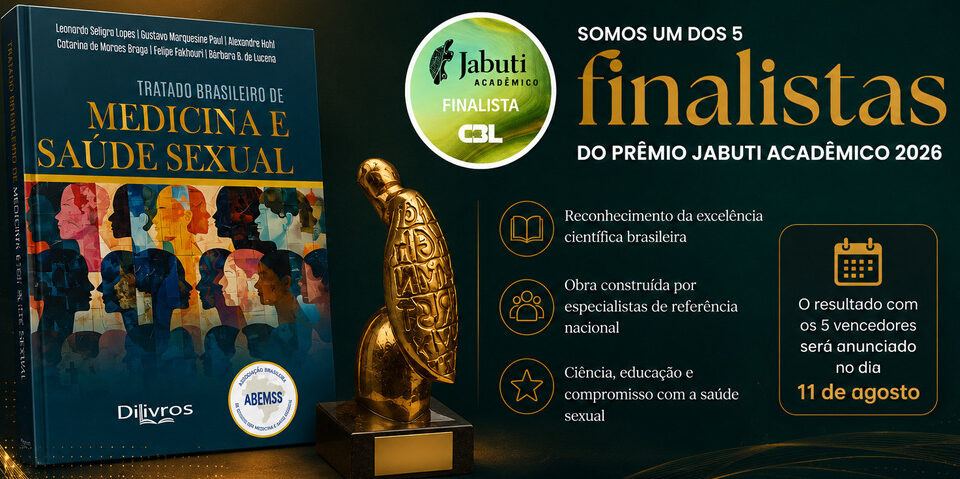 Tratado Brasileiro de Medicina e Saúde Sexual é finalista do Prêmio Jabuti Acadêmico 2026